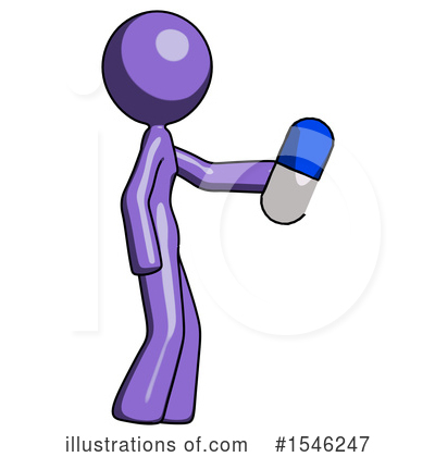 Royalty-Free (RF) Purple Design Mascot Clipart Illustration by Leo Blanchette - Stock Sample #1546247
