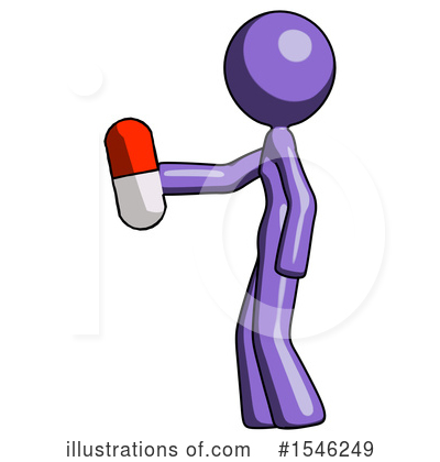 Royalty-Free (RF) Purple Design Mascot Clipart Illustration by Leo Blanchette - Stock Sample #1546249
