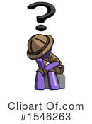 Purple Design Mascot Clipart #1546263 by Leo Blanchette