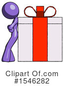 Purple Design Mascot Clipart #1546282 by Leo Blanchette