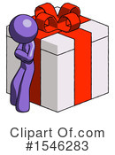 Purple Design Mascot Clipart #1546283 by Leo Blanchette