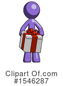 Purple Design Mascot Clipart #1546287 by Leo Blanchette