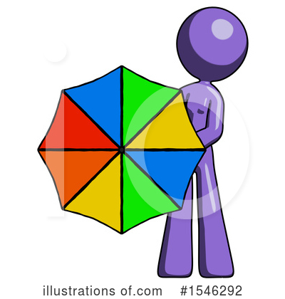 Royalty-Free (RF) Purple Design Mascot Clipart Illustration by Leo Blanchette - Stock Sample #1546292