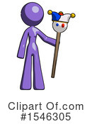 Purple Design Mascot Clipart #1546305 by Leo Blanchette