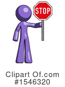 Purple Design Mascot Clipart #1546320 by Leo Blanchette