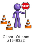 Purple Design Mascot Clipart #1546322 by Leo Blanchette