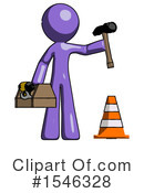 Purple Design Mascot Clipart #1546328 by Leo Blanchette