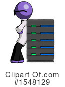 Purple Design Mascot Clipart #1548129 by Leo Blanchette