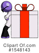 Purple Design Mascot Clipart #1548143 by Leo Blanchette