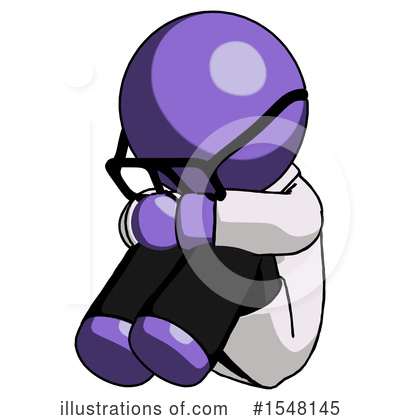 Royalty-Free (RF) Purple Design Mascot Clipart Illustration by Leo Blanchette - Stock Sample #1548145