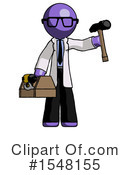 Purple Design Mascot Clipart #1548155 by Leo Blanchette