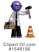 Purple Design Mascot Clipart #1548156 by Leo Blanchette