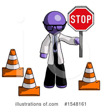 Royalty-Free (RF) Purple Design Mascot Clipart Illustration by Leo Blanchette - Stock Sample #1548161