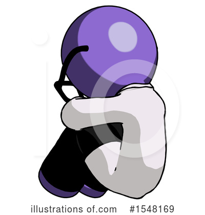 Royalty-Free (RF) Purple Design Mascot Clipart Illustration by Leo Blanchette - Stock Sample #1548169