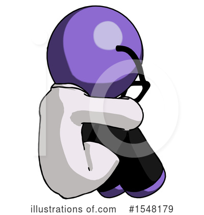 Royalty-Free (RF) Purple Design Mascot Clipart Illustration by Leo Blanchette - Stock Sample #1548179