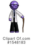 Purple Design Mascot Clipart #1548183 by Leo Blanchette