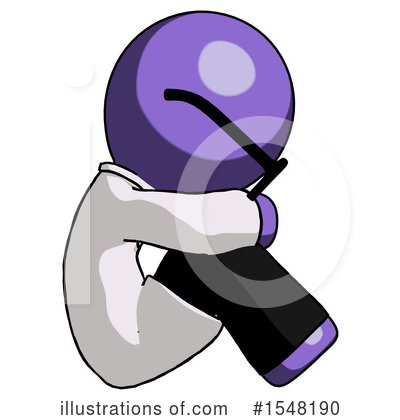 Royalty-Free (RF) Purple Design Mascot Clipart Illustration by Leo Blanchette - Stock Sample #1548190