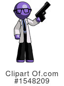 Purple Design Mascot Clipart #1548209 by Leo Blanchette