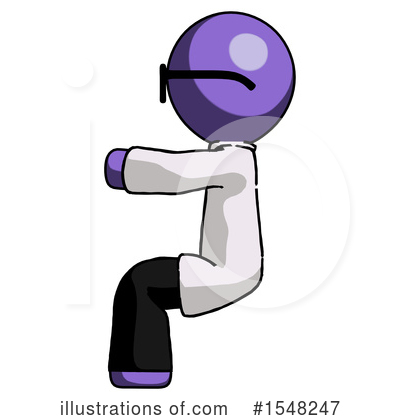 Royalty-Free (RF) Purple Design Mascot Clipart Illustration by Leo Blanchette - Stock Sample #1548247