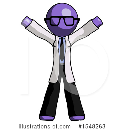 Royalty-Free (RF) Purple Design Mascot Clipart Illustration by Leo Blanchette - Stock Sample #1548263