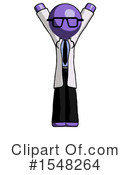 Purple Design Mascot Clipart #1548264 by Leo Blanchette