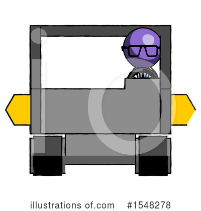 Royalty-Free (RF) Purple Design Mascot Clipart Illustration by Leo Blanchette - Stock Sample #1548278