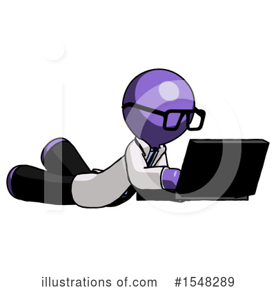Royalty-Free (RF) Purple Design Mascot Clipart Illustration by Leo Blanchette - Stock Sample #1548289