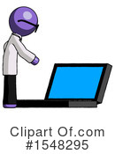 Purple Design Mascot Clipart #1548295 by Leo Blanchette
