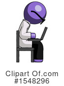 Purple Design Mascot Clipart #1548296 by Leo Blanchette
