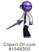 Purple Design Mascot Clipart #1548300 by Leo Blanchette