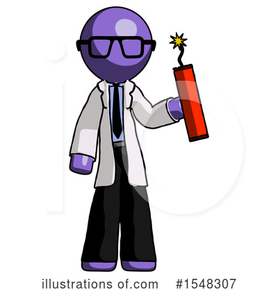 Royalty-Free (RF) Purple Design Mascot Clipart Illustration by Leo Blanchette - Stock Sample #1548307