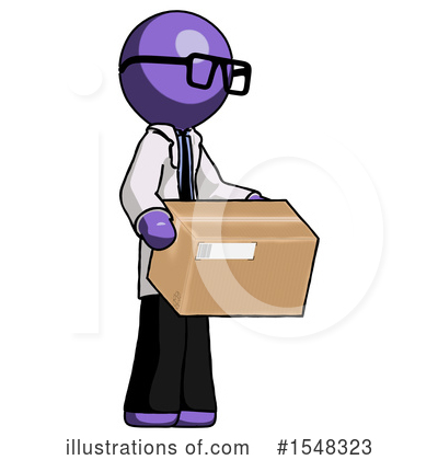 Royalty-Free (RF) Purple Design Mascot Clipart Illustration by Leo Blanchette - Stock Sample #1548323