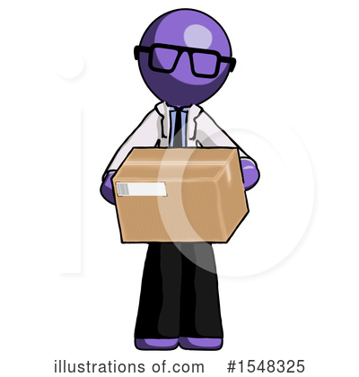 Royalty-Free (RF) Purple Design Mascot Clipart Illustration by Leo Blanchette - Stock Sample #1548325