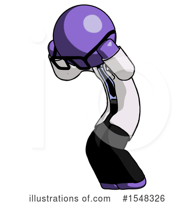 Royalty-Free (RF) Purple Design Mascot Clipart Illustration by Leo Blanchette - Stock Sample #1548326