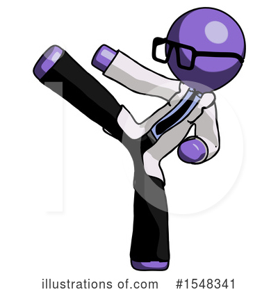 Royalty-Free (RF) Purple Design Mascot Clipart Illustration by Leo Blanchette - Stock Sample #1548341