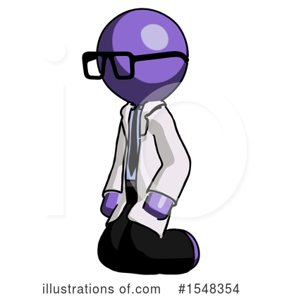 Royalty-Free (RF) Purple Design Mascot Clipart Illustration by Leo Blanchette - Stock Sample #1548354