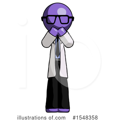 Royalty-Free (RF) Purple Design Mascot Clipart Illustration by Leo Blanchette - Stock Sample #1548358