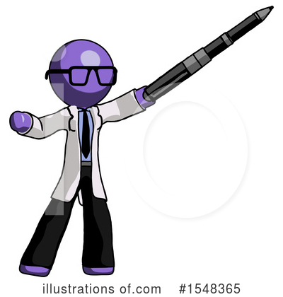 Royalty-Free (RF) Purple Design Mascot Clipart Illustration by Leo Blanchette - Stock Sample #1548365