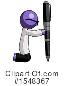 Purple Design Mascot Clipart #1548367 by Leo Blanchette