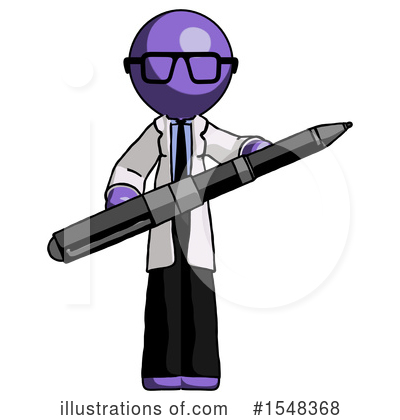 Royalty-Free (RF) Purple Design Mascot Clipart Illustration by Leo Blanchette - Stock Sample #1548368