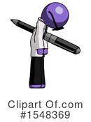 Purple Design Mascot Clipart #1548369 by Leo Blanchette