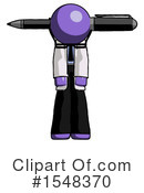 Purple Design Mascot Clipart #1548370 by Leo Blanchette
