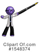 Purple Design Mascot Clipart #1548374 by Leo Blanchette