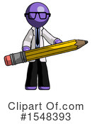 Purple Design Mascot Clipart #1548393 by Leo Blanchette