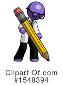 Purple Design Mascot Clipart #1548394 by Leo Blanchette