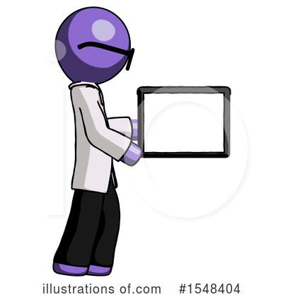 Royalty-Free (RF) Purple Design Mascot Clipart Illustration by Leo Blanchette - Stock Sample #1548404