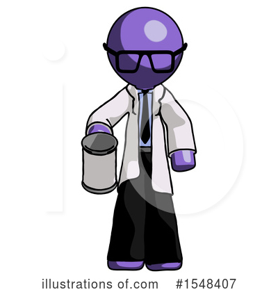 Royalty-Free (RF) Purple Design Mascot Clipart Illustration by Leo Blanchette - Stock Sample #1548407