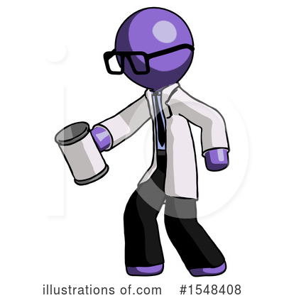 Royalty-Free (RF) Purple Design Mascot Clipart Illustration by Leo Blanchette - Stock Sample #1548408