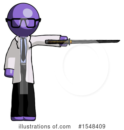 Royalty-Free (RF) Purple Design Mascot Clipart Illustration by Leo Blanchette - Stock Sample #1548409