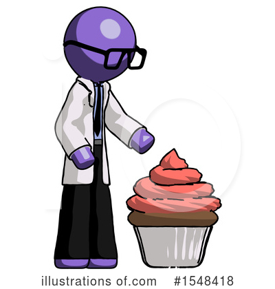 Royalty-Free (RF) Purple Design Mascot Clipart Illustration by Leo Blanchette - Stock Sample #1548418